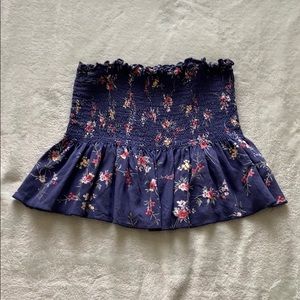 Garage Purple Floral Top